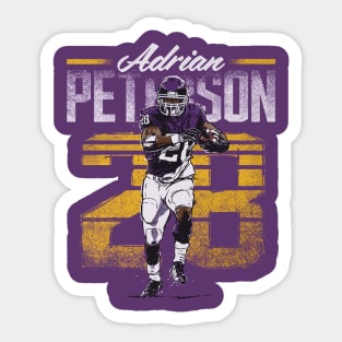 Adrian Peterson Minnesota Retro Sticker